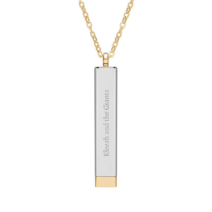 Hidden Message Sliding Bar Necklace — Family is Important