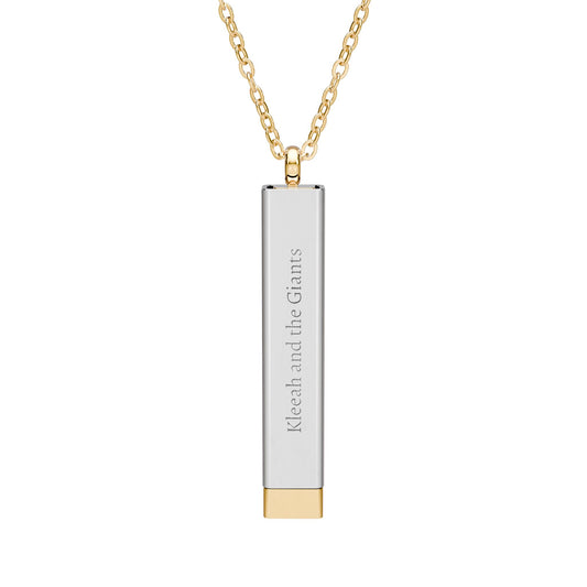 Hidden Message Sliding Bar Necklace — Family is Important