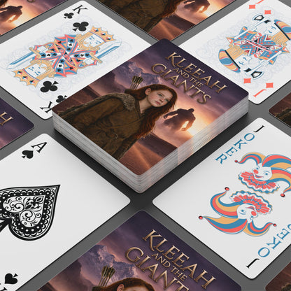 Kleeah and the Giants Poker Playing Cards — Fantasy Movie Art Deck