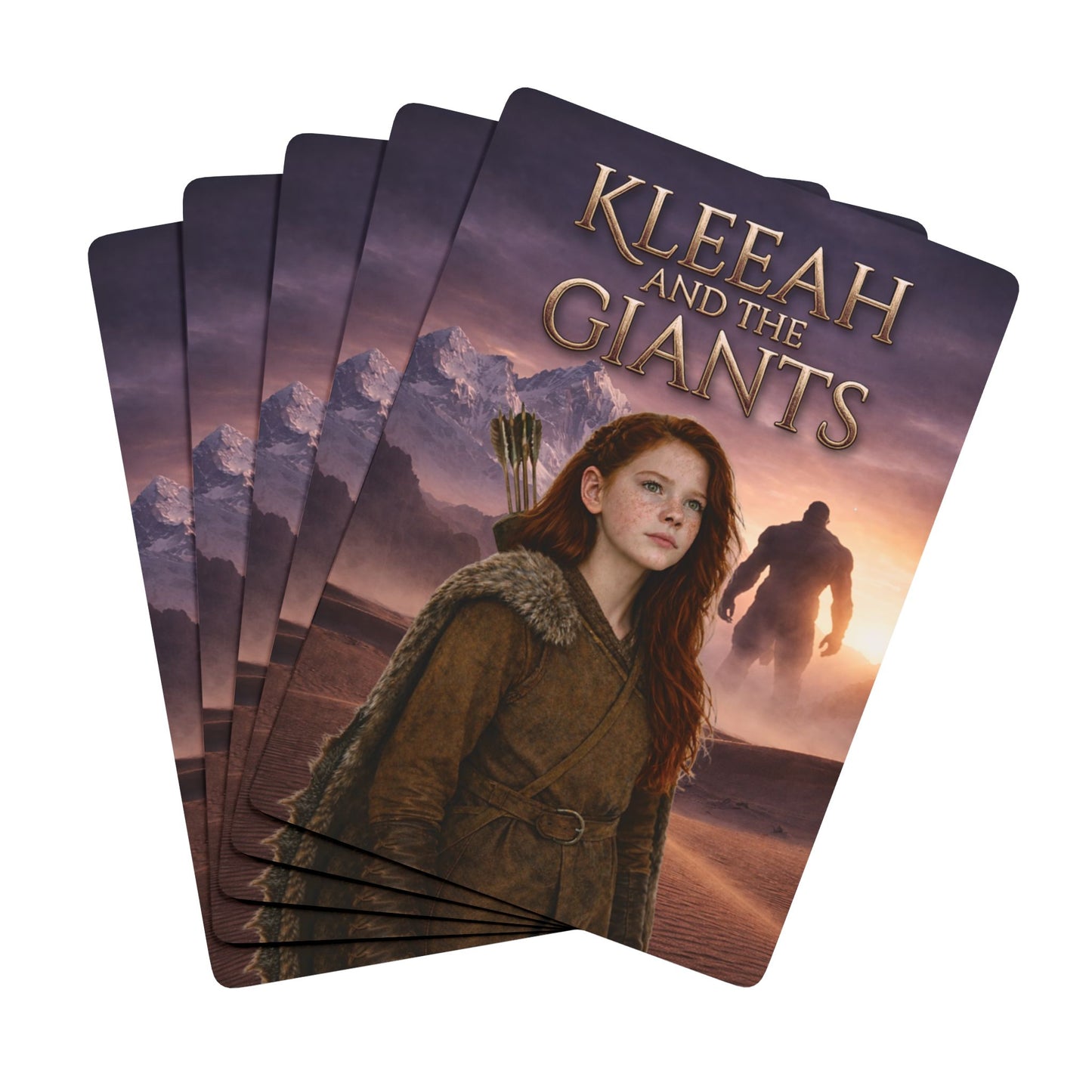 Kleeah and the Giants Poker Playing Cards — Fantasy Movie Art Deck