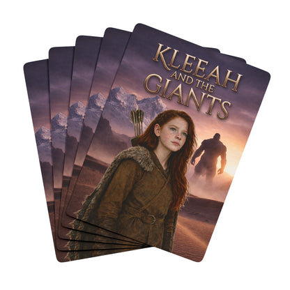 Kleeah and the Giants Poker Playing Cards — Fantasy Movie Art Deck