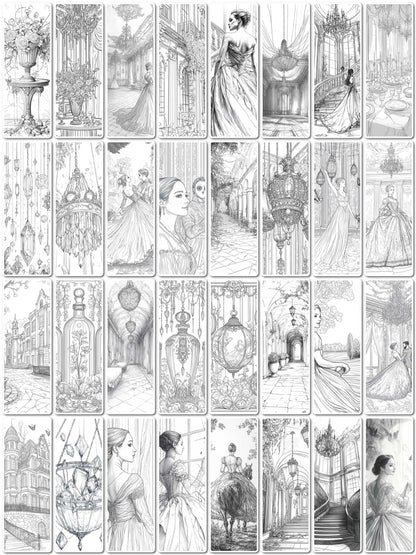 Elegant Summer Day Coloring Book